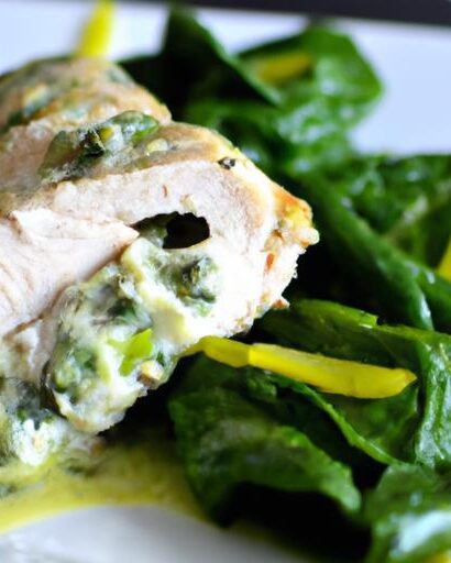 Deliciously Healthy: Spinach & Feta Stuffed Chicken Bliss