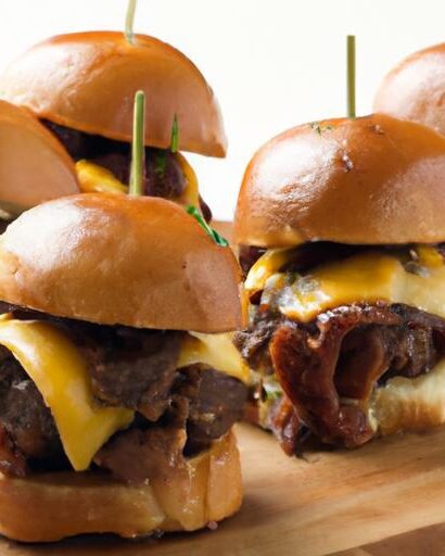 Savory Roast Beef & Cheddar Sliders: A Flavorful Delight