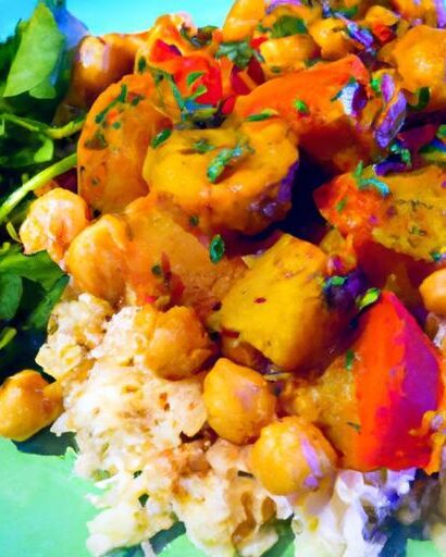 Vibrant Vegan & Gluten-Free Coconut Chickpea Curry Delight