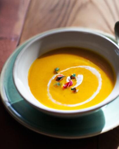 Fiery Fusion: Spicy Butternut Squash Sweet Potato Soup