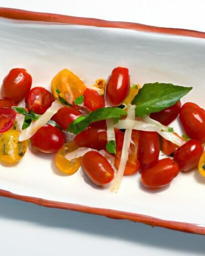 Bursting Flavors: Cherry Tomato Salad with Balsamic Twist