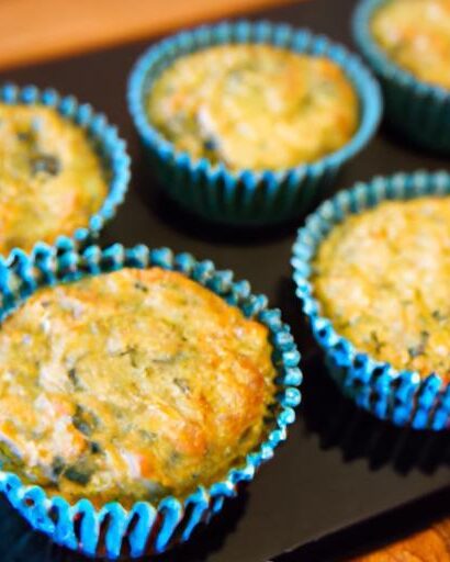 Fluffy Spinach & Cheese Muffins: A Savory Delight Recipe