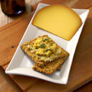 Wholesome Bites: Pairing Whole Grain Crackers with Cheese