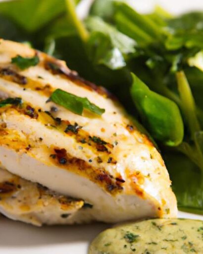 Savor the Zest: Grilled Chicken with Vibrant Chimichurri