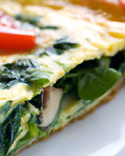 Wholesome Spinach & Feta Omelet: A Savory Breakfast Boost