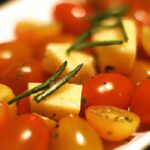 Bursting Bites: The Delight of Cheese-Stuffed Cherry Tomatoes
