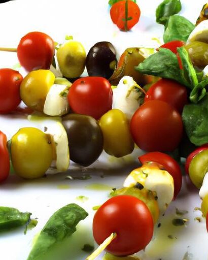 Fresh & Flavorful: The Art of Caprese Salad Skewers