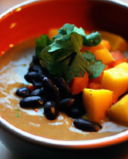 Southwest Black Bean & Sweet Potato Soup: Hearty Gluten-Free Delight
