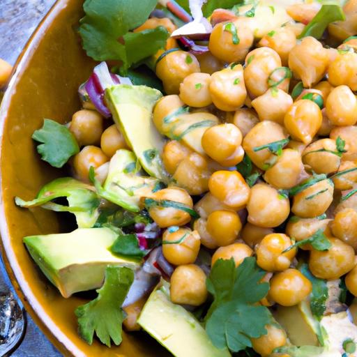 Avocado ‌Chickpea Salad: Creamy Plant-Based Refreshment