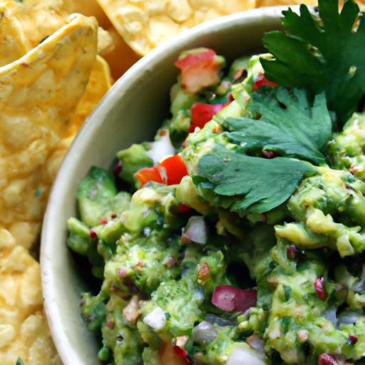 Fresh and Flavorful: Veggie slices Paired with Guacamole