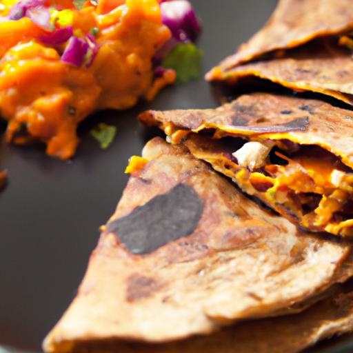 Sweet Potato Black Bean Quesadilla: A Flavorful Fusion feast