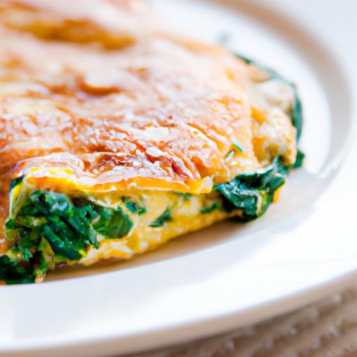 Wholesome Spinach and Feta Omelette: A Tasty Morning Boost