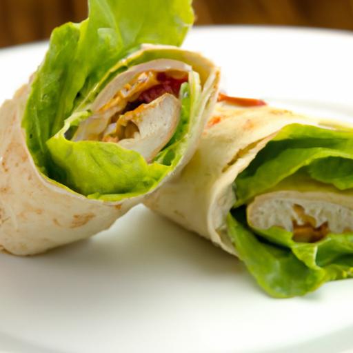Wrap Up Fresh Flavor: Chicken Caesar Salad Delight