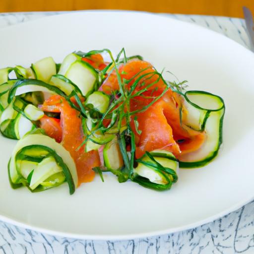 Refreshing Smoked Salmon Cucumber salad: A Flavorful Twist