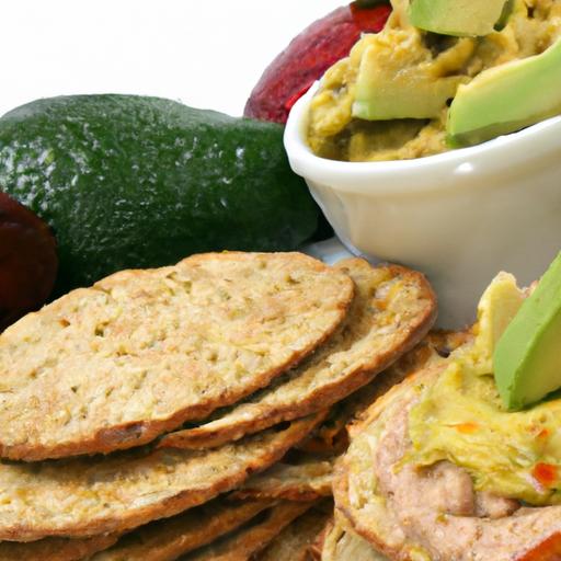 Zesty Avocado & Salsa on Whole Wheat Crackers: A Tasty Twist