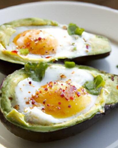 Perfectly Baked Eggs in Avocado: A Nutritious Twist