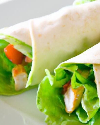 Wrap Up Fresh Flavor: Chicken Caesar Salad Delight