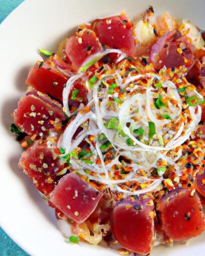 Dive Into Flavor: Easy Tuna Poke Bowl Recipe to Try Today