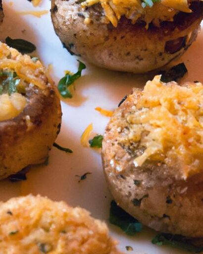 Melting Moments: The Art of Cheese-Stuffed Mushrooms