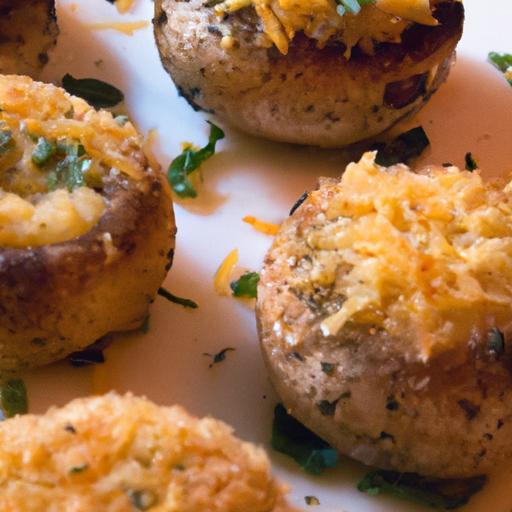 Melting Moments: The Art of Cheese-Stuffed Mushrooms