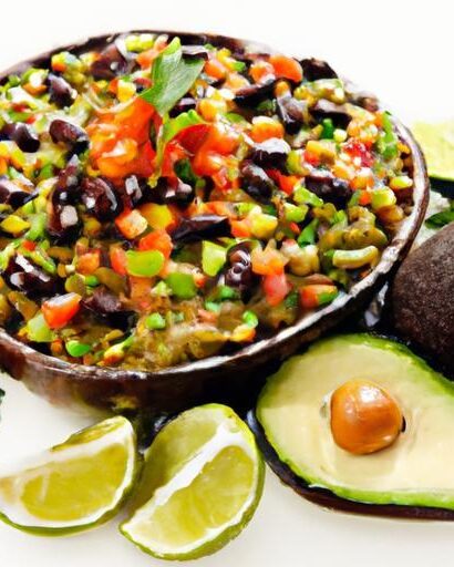 Zesty Avocado & Black Bean Salsa: A Flavorful Fiesta Treat