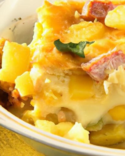 Golden Layers: Egg & Cheese Tater Tot Casserole Delight