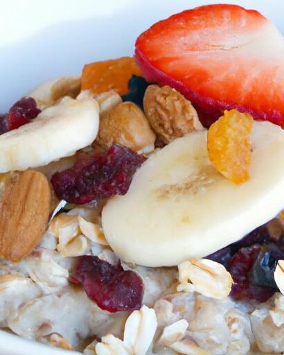 Power-Packed Oatmeal: Fruit & Nuts for Breakfast Boost