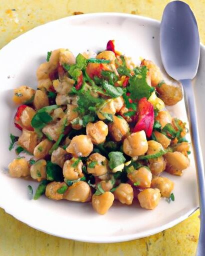 Chickpea Charm: Wholesome Vegan Salad to Savor Today