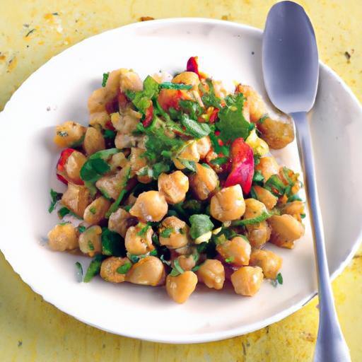 Chickpea Charm: Wholesome Vegan Salad to Savor Today