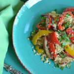 Colorful Couscous Salad with Flavorful Roasted Veggies
