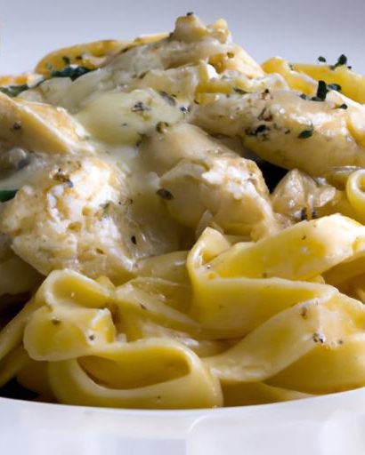 Creamy Baked Chicken Fettuccine Alfredo: A Comfort Feast