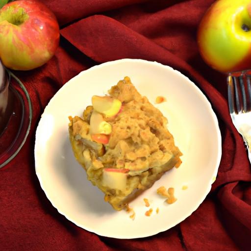 Cozy​ Chai ⁤Apple Crumble cake: A⁢ Spiced Sweet Delight