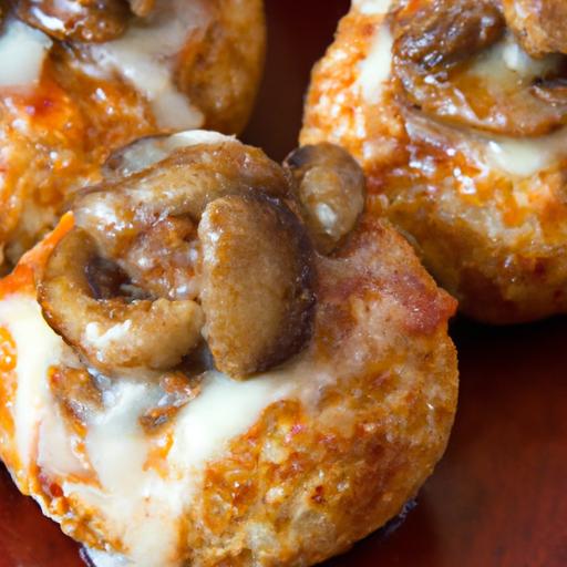 Savory sausage & Cream Cheese Stuffed‌ Mushroom Bites Delight