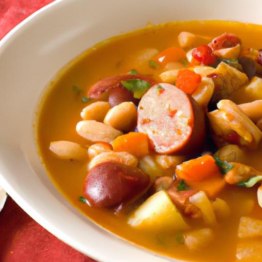 Hearty Sausage Minestrone Soup: A Flavorful Comfort Bowl