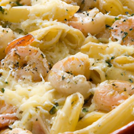 Savory Shrimp Scampi Pasta Bake: A Cozy Family Feast
