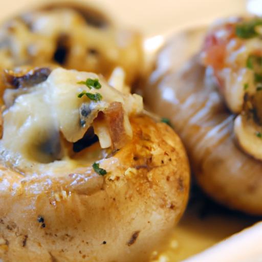 melting Moments: The art of Cheese-Stuffed Mushrooms