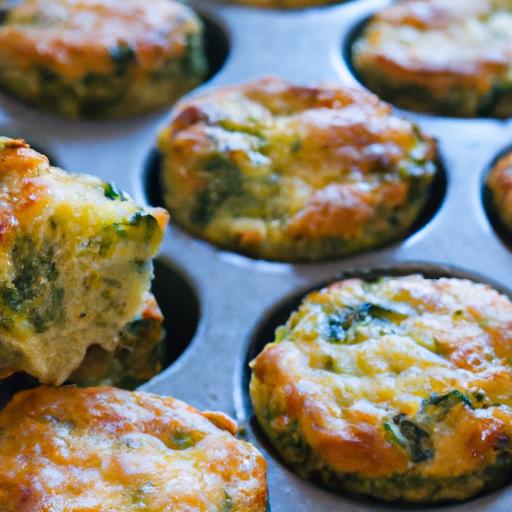 Savory Mini Spinach and Cheese Muffins: bite-Sized Delights