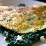 Wholesome Spinach and Feta Omelette: A Savory Delight