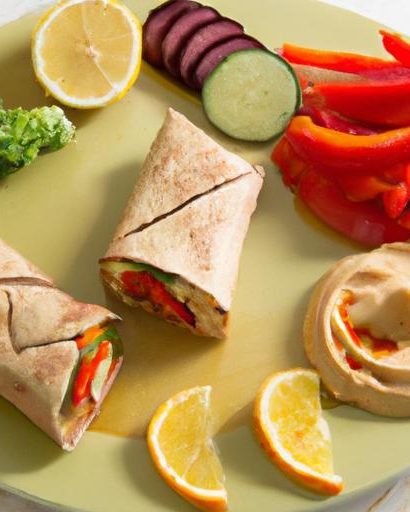 Hummus Veggie Wrap: A Colorful, Nutritious Lunch Delight