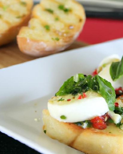 Mozzarella Bruschetta: A Fresh Twist on Classic Flavor
