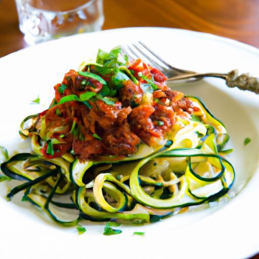 Twist on Tradition: Zucchini Noodles with Savory Bolognese