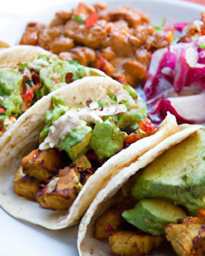 Savor Roasted Veggie Tacos with Smoky Chipotle Cashew Crema