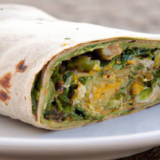 Energize Mornings with a Protein-Packed Egg & Spinach Burrito
