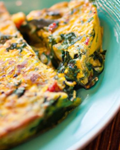 Bright & Healthy: Easy Spinach Frittata Recipe to Try Today