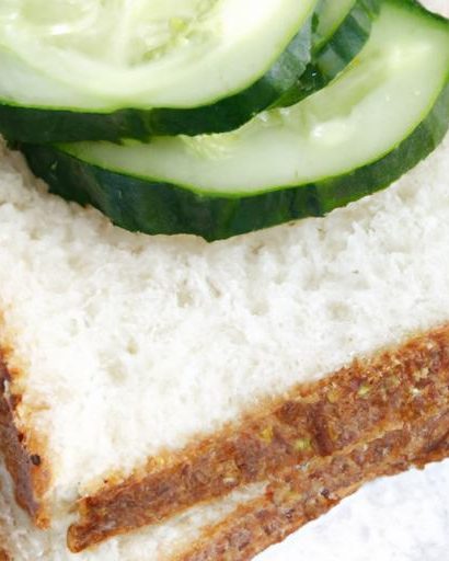 The Art of Cucumber Sandwiches: A Fresh Taste Tradition