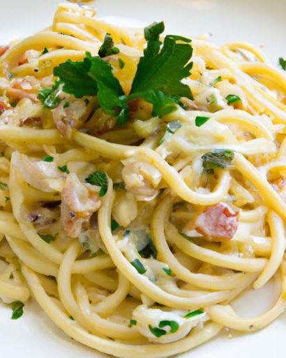 Twist on Tradition: A Flavorful Vegetarian Spaghetti Carbonara