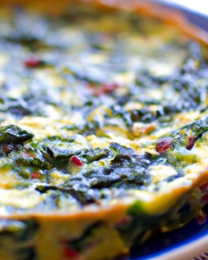 Wholesome Spinach Frittata: Easy Recipe for Any Meal