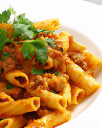 Penne Pasta Bolognese: A Classic Italian Feast Uncovered
