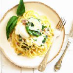 The Silkiest Vegetarian Spaghetti Carbonara You’ll Love