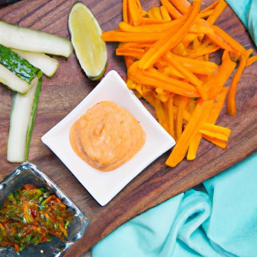 Crunchy Carrot Sticks Meet Creamy Guacamole: A Perfect Pairing